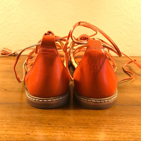 Michael Kors Gladiator Leather Lace Up Sandals - Picture 3 of 7